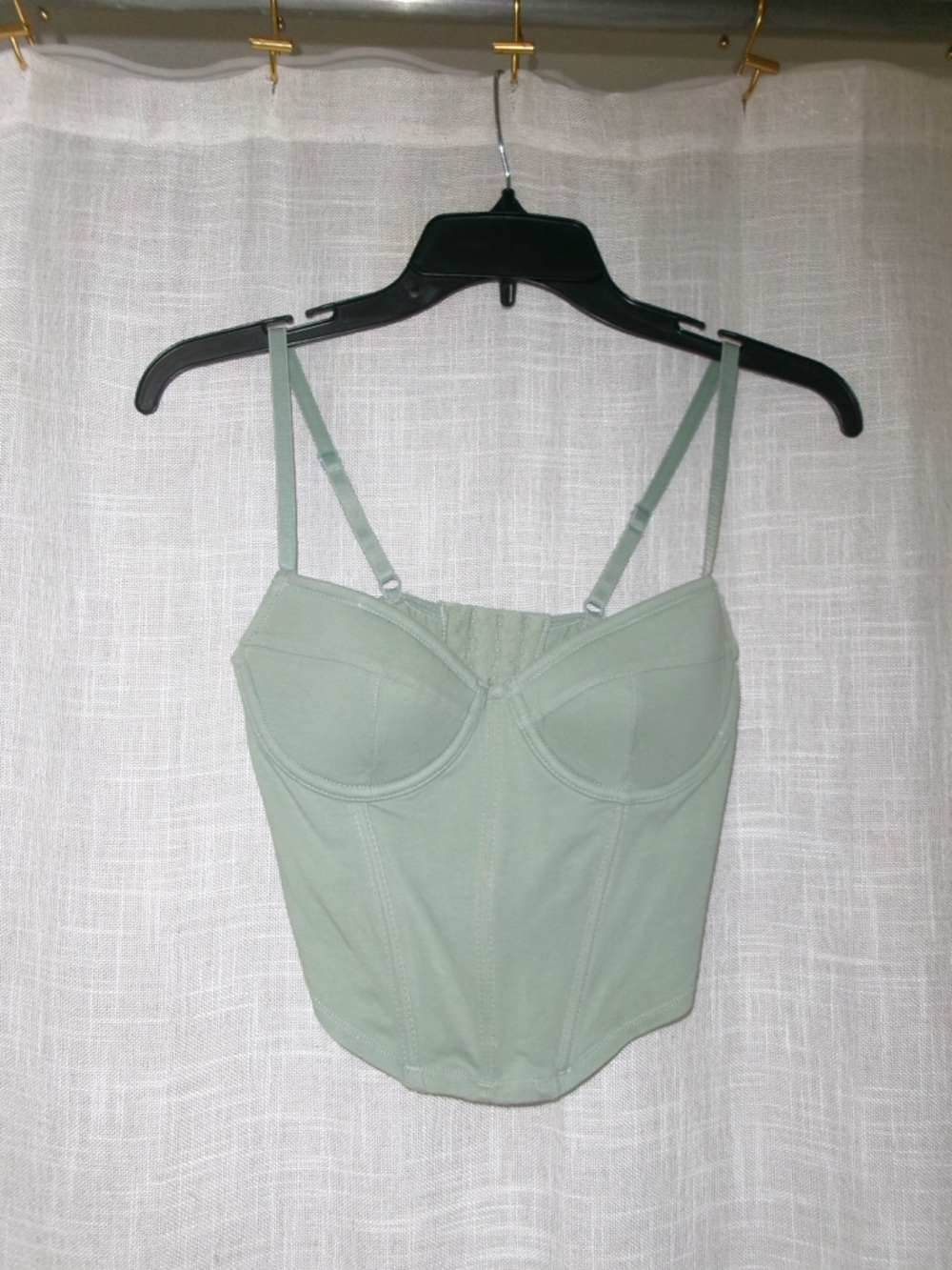 Women’s Sage Green Bustier Top